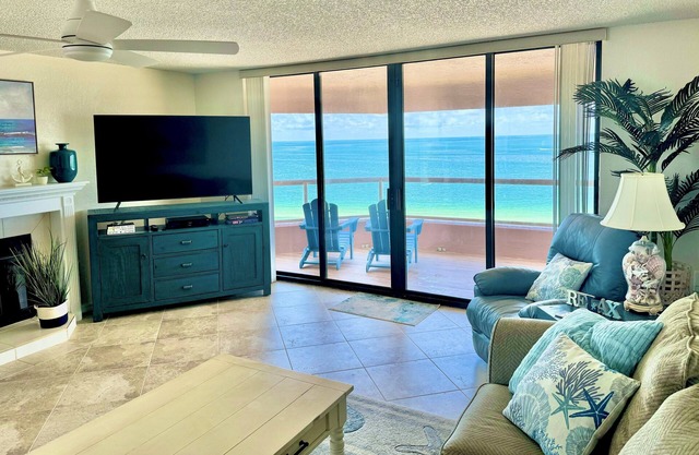 ON BEACH End Unit @ Crescent Beach Club. Amenities Galore w/AMAZING 320° Views!