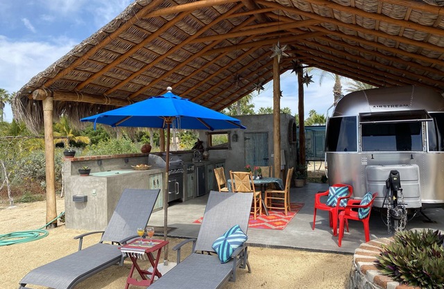 On the Beach in Todos New Airstream & Beautiful Palapa