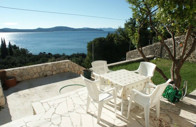 One bedroom apartment with terrace and sea view Slađenovići, Dubrovnik (A-2162-a)