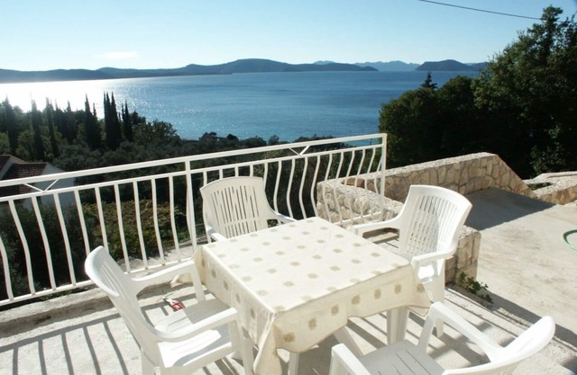 One bedroom apartment with terrace and sea view Slađenovići, Dubrovnik (A-2162-b)