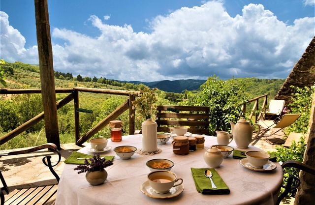 Open-space in Chianti, with private pool, a few km from Florence