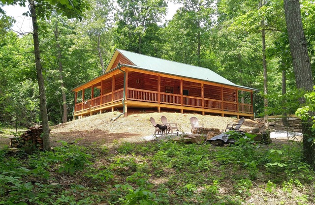 Original log cabin with modern comfort