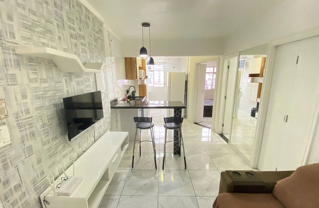 Pé na Areia Praia do Gonzaguinha