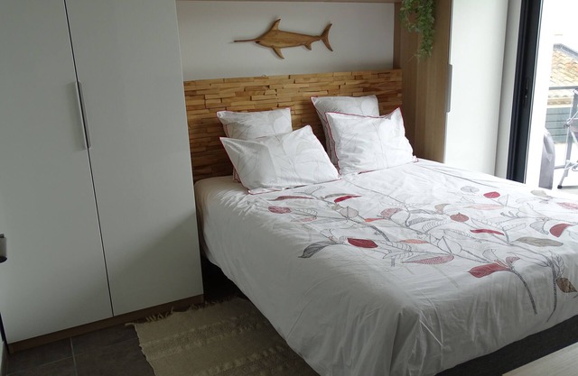 Pézénas, very nice garden apartment, 4 people max, swimming pool, shops
