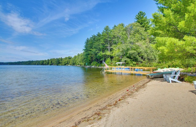 Panther Pond Cabin w/200 Ft Sand Beach & Dock!