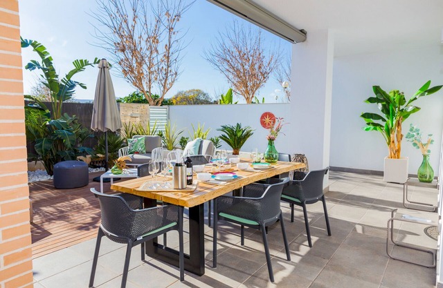 Paraiso Verde Apartment Javea, With AC, Large Terrace, Private Garden and Community Pool