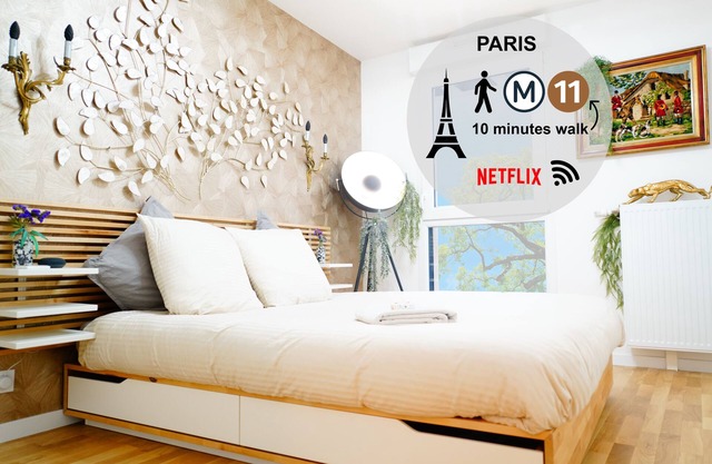 Paris I 77m ² Cosy I Proche Métro 11