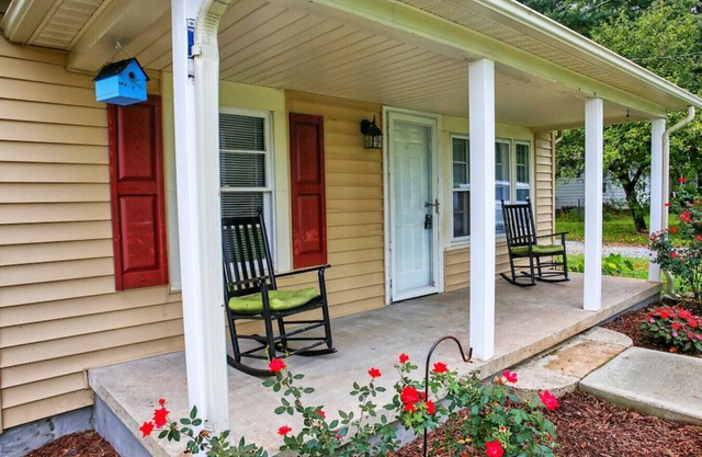 Parkside Retreat | 3 Beds & Porch - Park Across St, Huge Backyard!