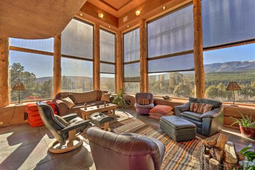 Peaceful New Mexico Retreat with Panoramic Mtn Views