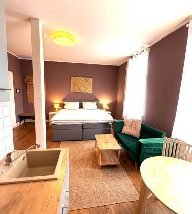 Pension im historischem Bahnhof in Fehrbellin kein Frühstück