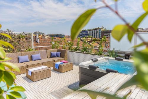Penthouse Milan Center Jacuzzi & Garage