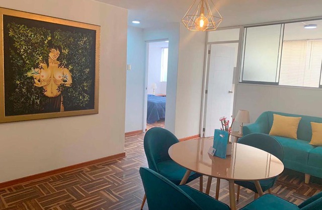 Pershing lindo dpto amoblado 2dorm y wifi