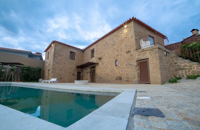 Pet-friendly Vacation Home Villae Carreiro with Pool, A/C, Wi-Fi, Garden & Terrace