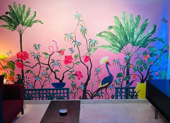 Pink Tropical Champagne
