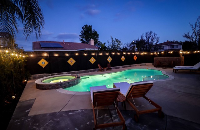 Pool/Spa, Super Mario Game room and Friends theme room!