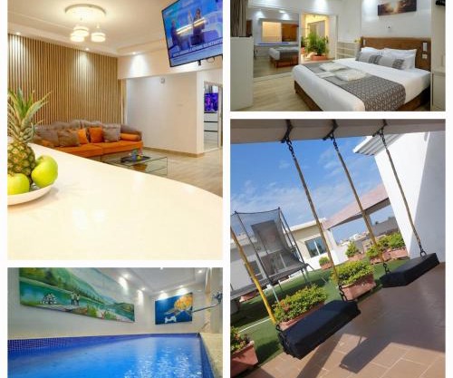 Prestations haut de gamme - Piscine privée chauffée, salles de massage et sport