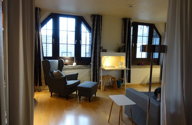 Pretty home with views over the rooftops of the old town