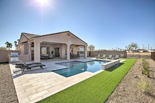 Private Pool and Grill Modern Goodyear Retreat