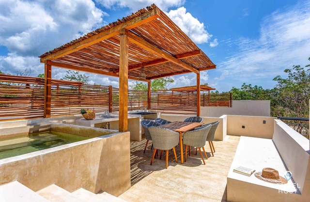 Private Roof Terrace Pool Lounge, 2 Cenotes Onsite