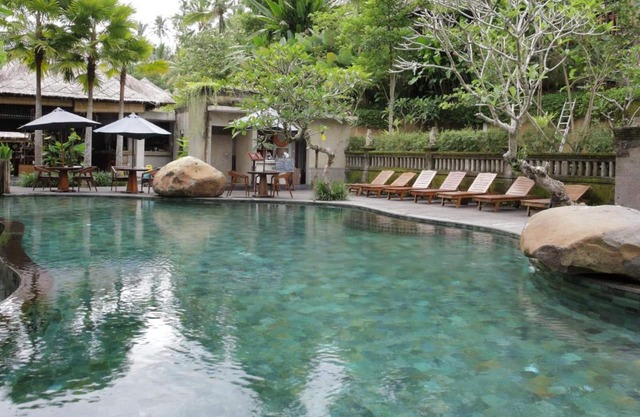 Private suite in a Balinese resort in Ubud, relax and calm atmosphere
