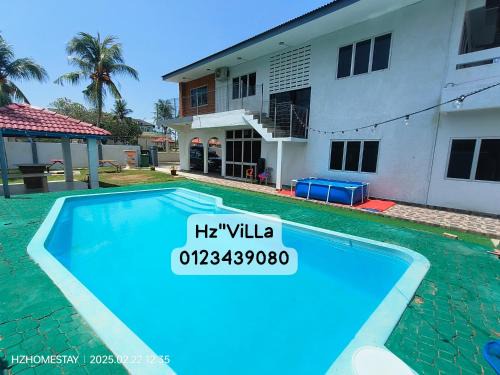PRIVATE VILLA 6room near beach,wifi,netflix,fullchannel astro,privatepool,karaoke,cuckoo walking to beach