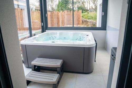 Projecteur sur ma bulle - Studio Viens dans ma bulle avec JACUZZI privé