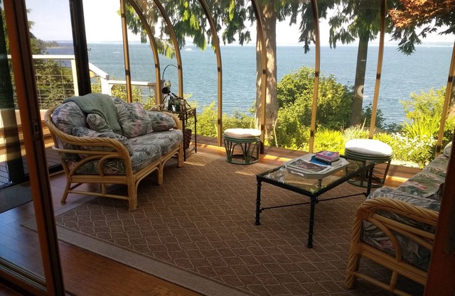 Puget Sound Waterfront Home. Incredible 270 deg. views on Olympic Peninsula, WA.