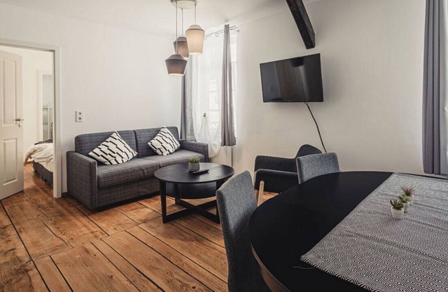 Quiet apartment (No. 6) with old, renovated floorboards