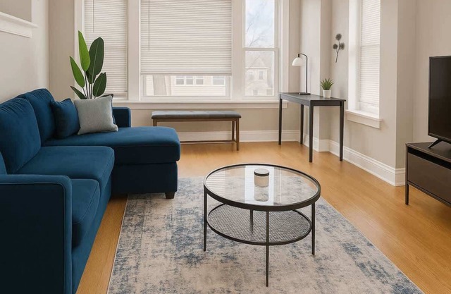 Radiant 2BR Apt near Shops