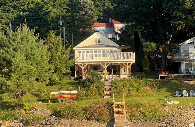 Rare 4BR 2BA lakefront home. Unobstructed views. Quiet street. Fully equipped.