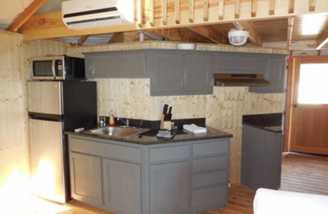Red Yurt in Clear Creek Cove RV Resort sleeps 6 Logan Martin Lake