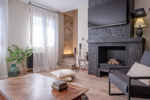 Refugio invernal con chimenea, barbacoa y jacuzzi