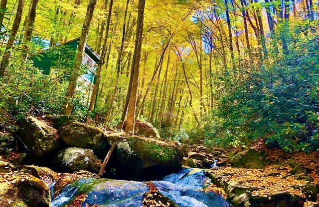 Relaxing Rustic Couples Getaway on Cattail Creek