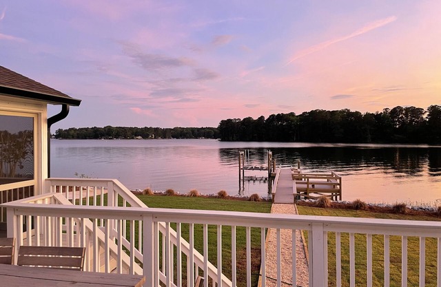 Remodeled home on Lake Murray. Large screen porch overlooks large yard, and dock