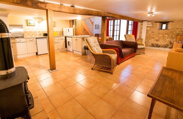 Renovated barn with private swimming pool on a family run farm in the Charente.