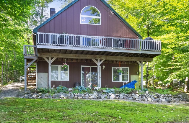 Retreat with Dock and Stunning Lake Views, Only 35 Miles from Bar Harbor