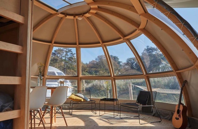 Riverdome met privé sanitair - en weids uitzicht - NIEUW 2021