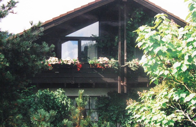 Romantic Black Forest house, enchanted garden, half-timbered town of Schiltach