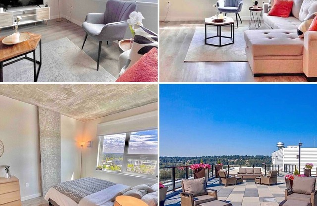 🌆Rooftop* Steps to Mall & near 200++ Eat/Bar/ Free Parking | Close to Airport/