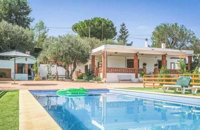 Rural house touching the garraf natural park