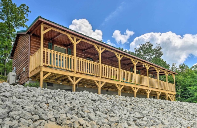 Rustic Lakeside Retreat w/ Fire Pit, Trails!