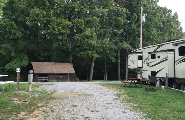 RV Site #42 pull through - Big Rig Friendly 65ftx28ft
