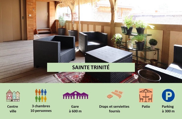 SAITE TRINITÉ Logement entier : Duplex Troyes Centre Historique de Troyes