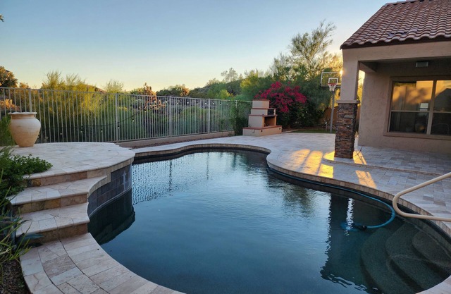 Scenic 4 bedroom home with private pool