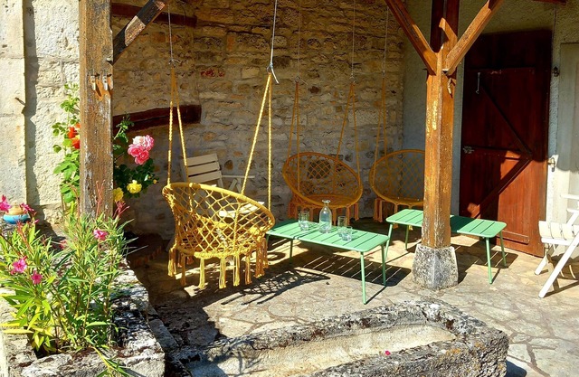 Se Réunir Dans le Lot, Maison en Pierre, Piscine