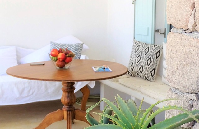 "Sea Blue" traditional cycladic residence with sea view terrace