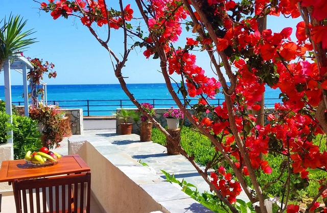 "Seaside Studios", BY THE SEA, in a colorful garden! Ideal for couples