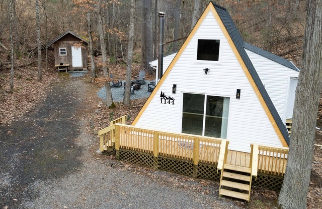 Secluded Modern A-frame in Shenandoah Valley