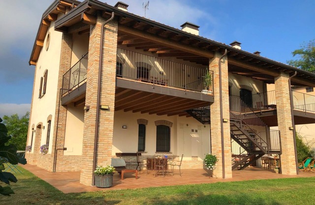 Second floor apartment in renovated rural building