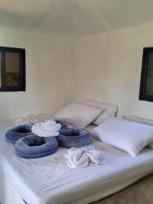 Second Floor Air-conditioned Room on Family Hut Bamboo House
